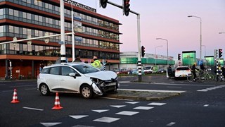 Botsing in Hoorn, veel verkeershinder