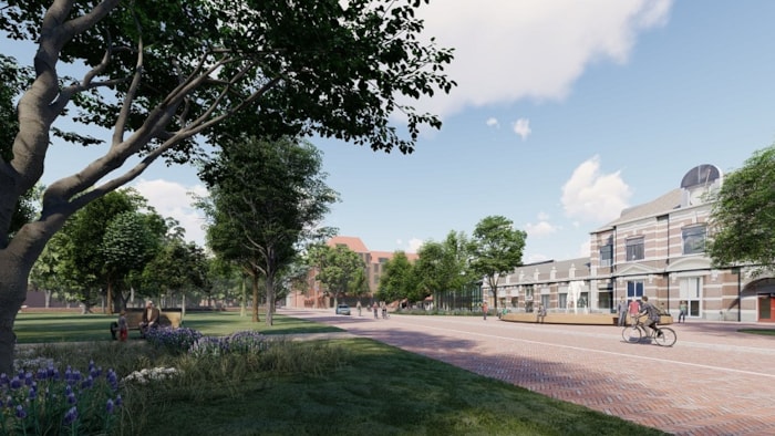 Poort van Hoorn singel voorplein station