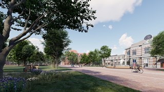 Poort van Hoorn singel voorplein station