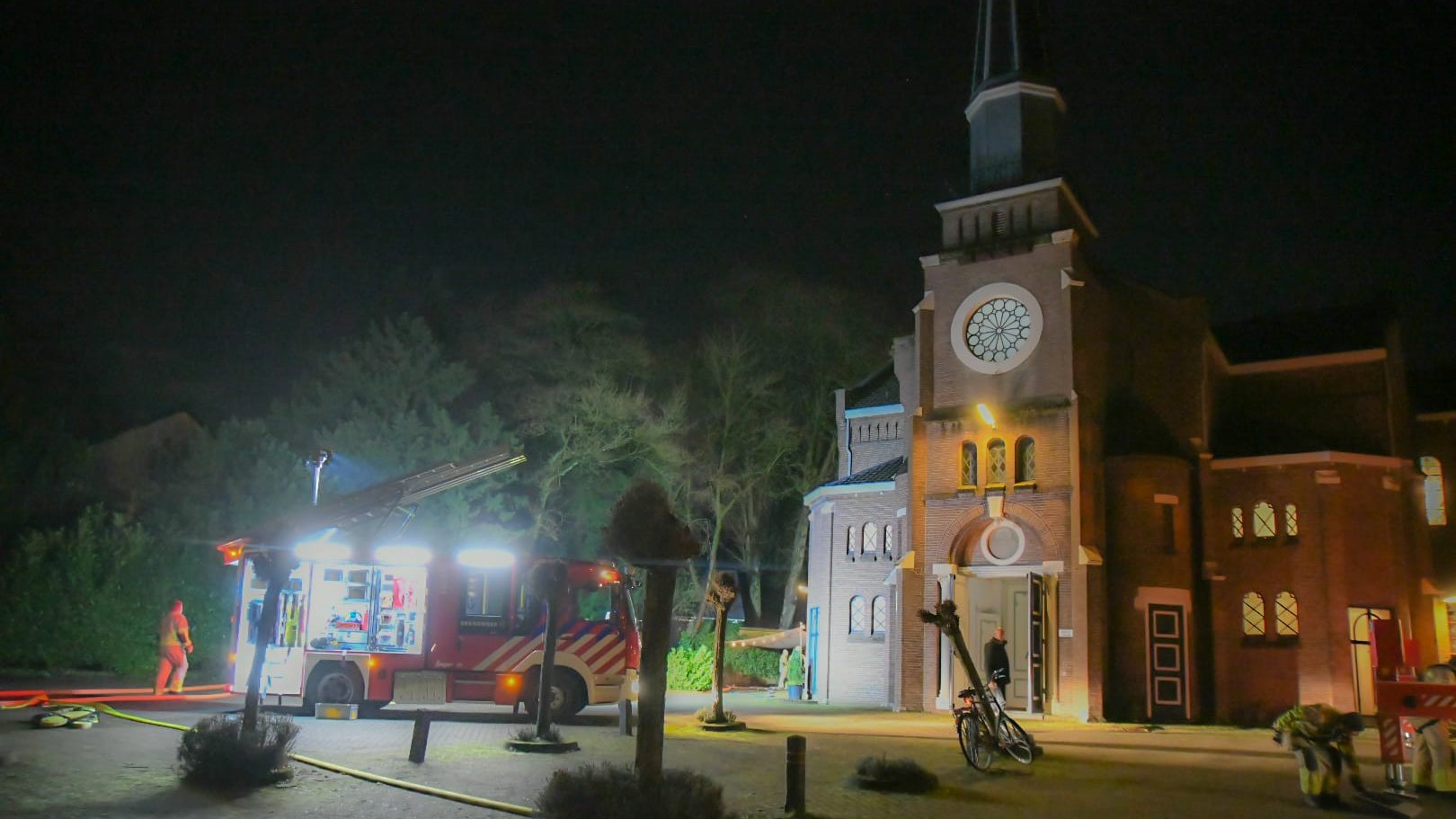 Brandmelding gemeentehuis Stede Broec