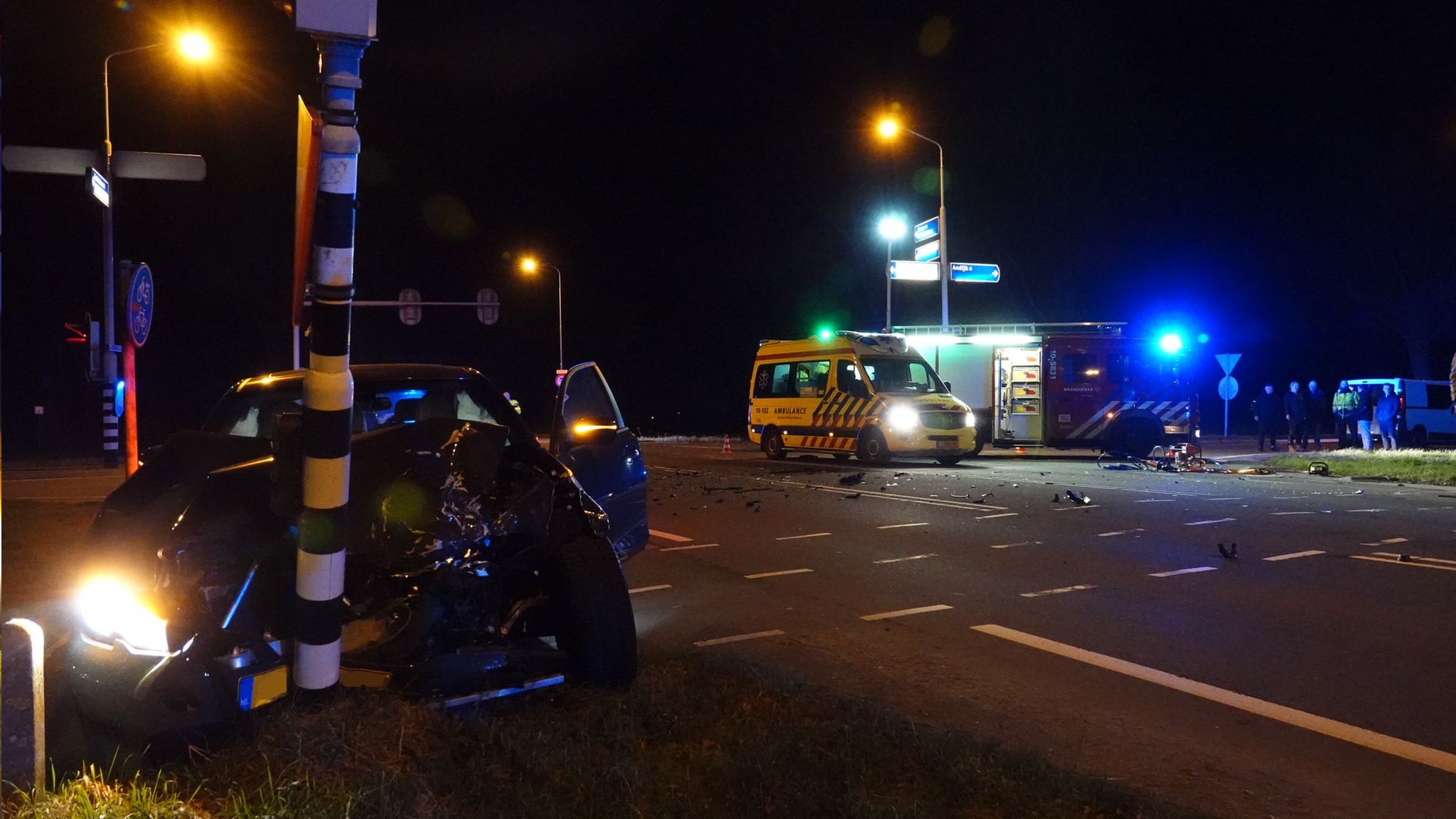 Ernstig ongeval in Grootebroek, twee gewonden