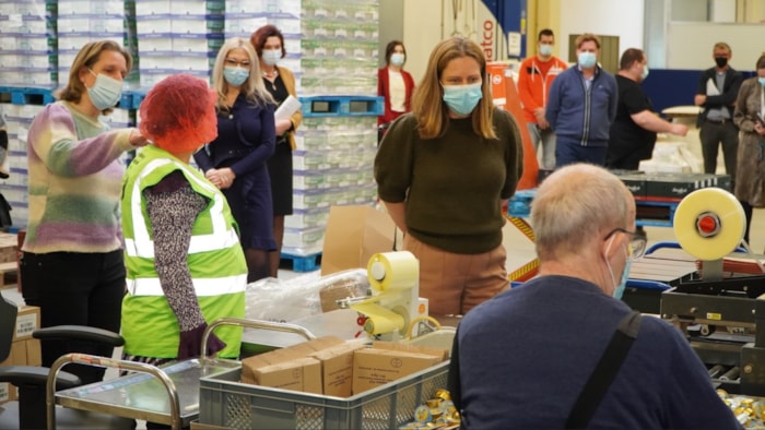 Minister Schouten op bezoek bij Werksaam