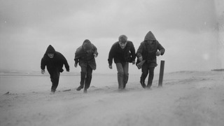 Storm aan de Noordzeekust