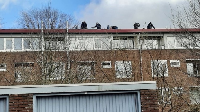 De balans na storm Eunice in Hoorn