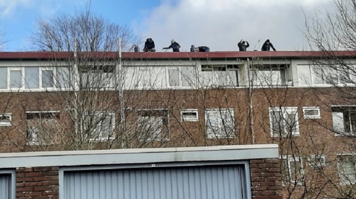 Storm Eunice dak Liorneflat