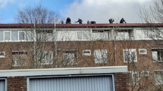 Storm Eunice dak Liorneflat