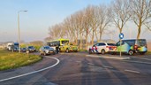 Forse aanrijding op a7 bij Lambertschaag1