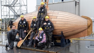 Duikboot Drebbel groepsfoto met Diederik