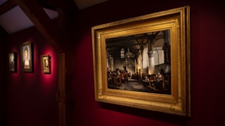 L’Eglise d’Enckhuysen van Antonie Waldorp op zaal in het binnenmuseum, foto Madelon Dielen