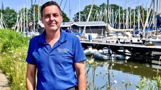Jeroen Koopmans havenmeester Grashaven Hoorn
