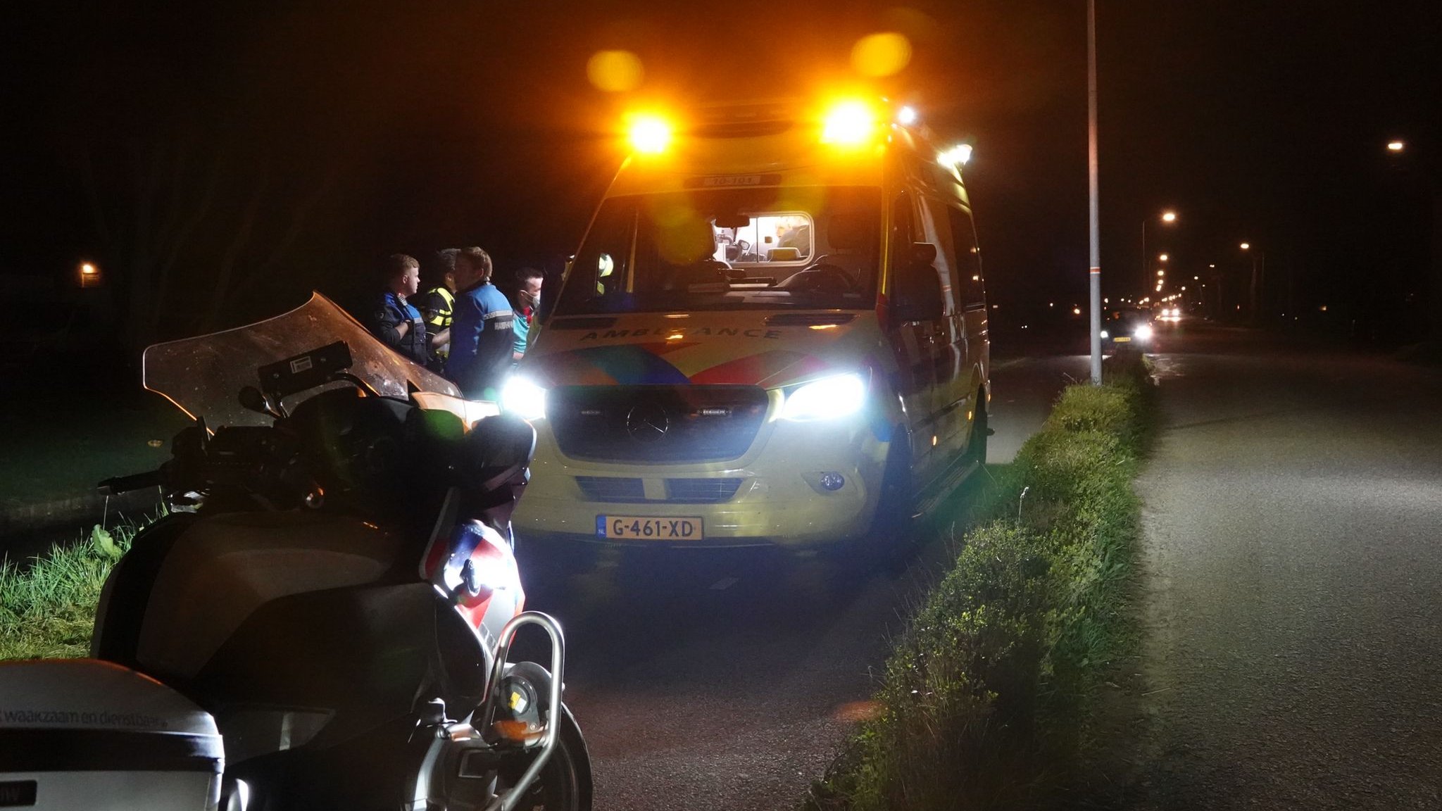 Dronken man te water in Zwaagdijk-Oost