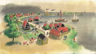 Tekening uit Boer Boris en het bootje_Tekening door Philip Hopman