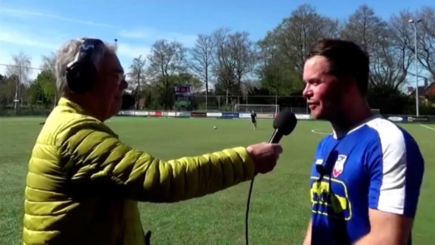 Interview Stefan van Diepen van Hauwert'65 na gewonnen wedstrijd op Always Forward 