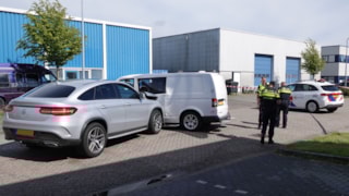 Botsing op bedrijventerrein De Oude Veiling in Zwaag