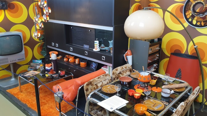 Museum van de 20e eeuw_jaren 70 interieur