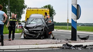 Frontale botsing op N506