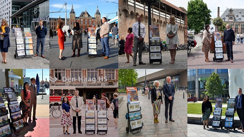 Jehovah’s Getuigen na twee jaar weer terug in het straatbeeld