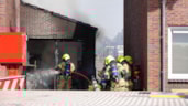 Brand in garage woning Enkhuizen_1