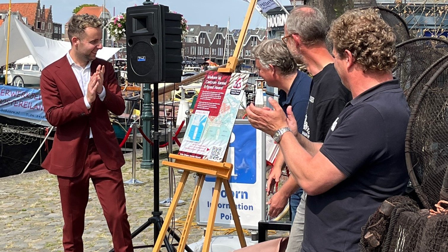 Wethouder Axel Boomgaars enthousiast over Varend Erfgoed