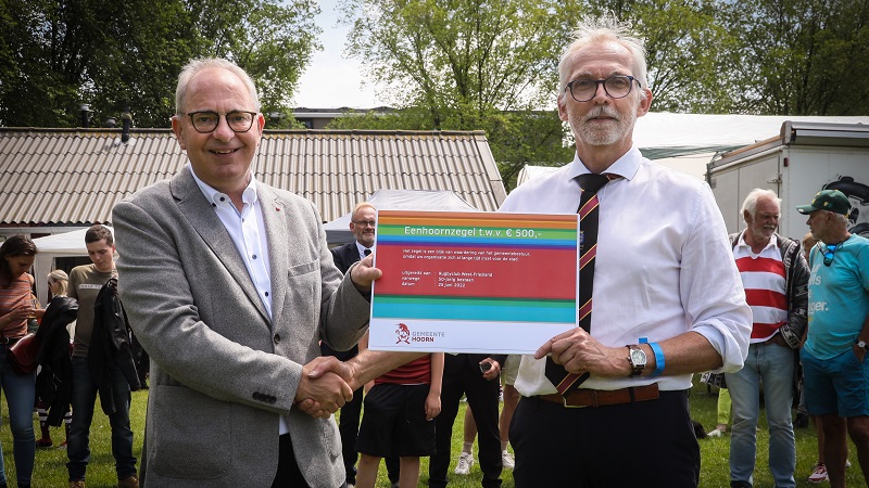 Eenhoornzegel voor Rugby Club West-Friesland