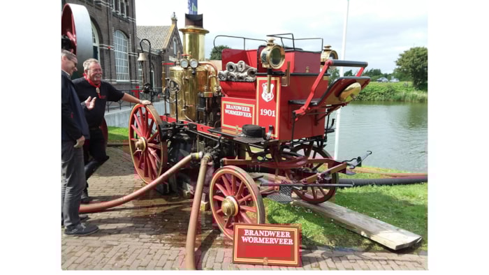 Brandweer op stoom in 1901