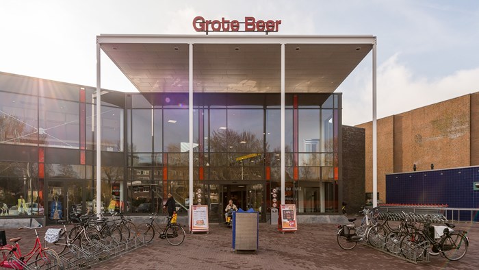 Ingang winkelcentrum Grote Beer