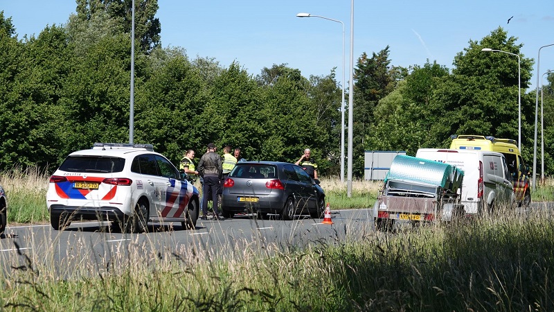 Kopstaartbotsing op Provincialeweg in Hoorn