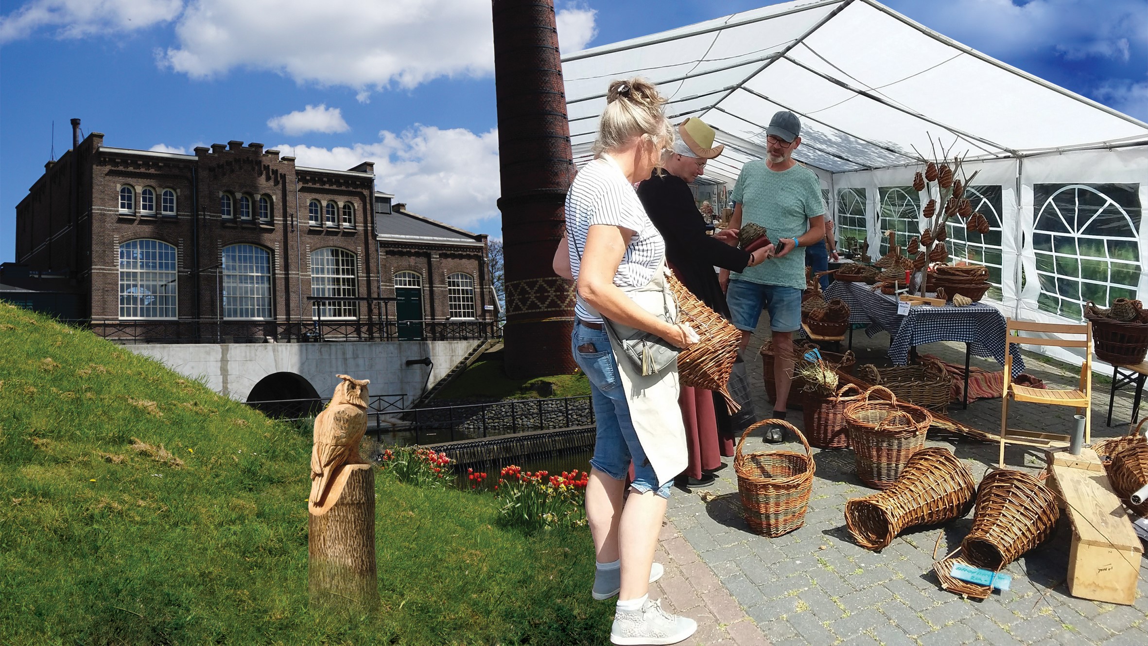 Ambachtenweekend 23 & 24 juli met veiling houtsculpturen