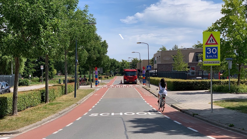 Nieuwe schoolzone Volkerakweg