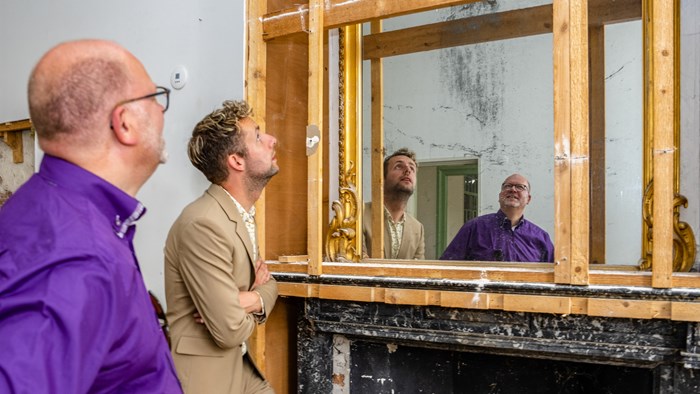 Historische schouw in Roode Steen 15 - foto Benno Ellerbroek