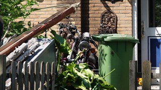 Motor in brand in Grootebroek