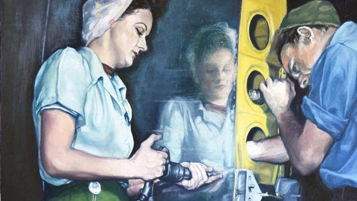 Schilderij Margriet Pronk voor bij persbericht