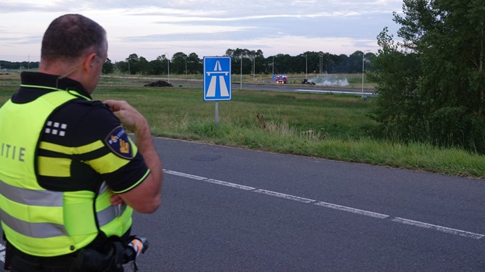 Rommel op de A7 gestort door protesterende boeren6