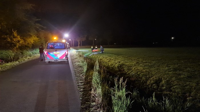 Stoffelijk overschot in sloot in Hoogwoud