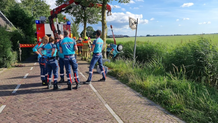 Auto te water in Opperdoes1