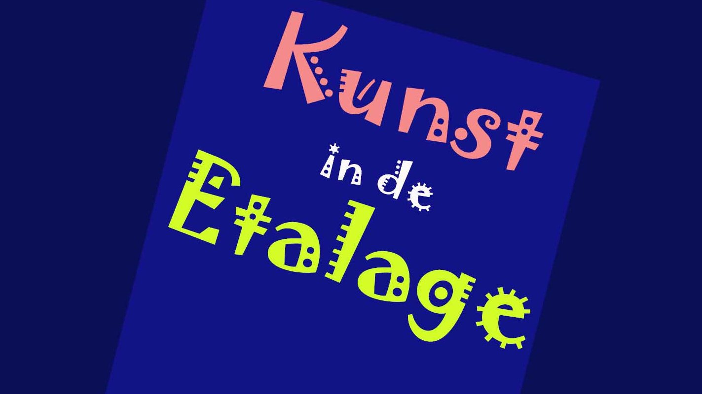 Kunst in de etalage