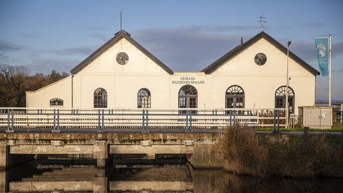 Pb. 31 Wijdenes Spaans in Anna Paulowna, een van de gemalen waarmee het hoogheemraadschap het waterpeil reguleert