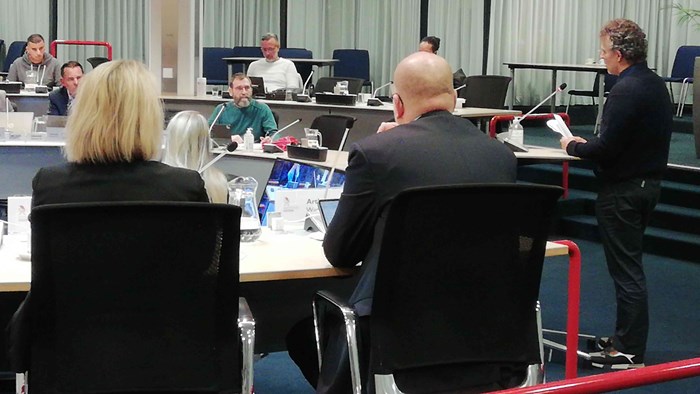 Inspreker Dhr. Hauwert