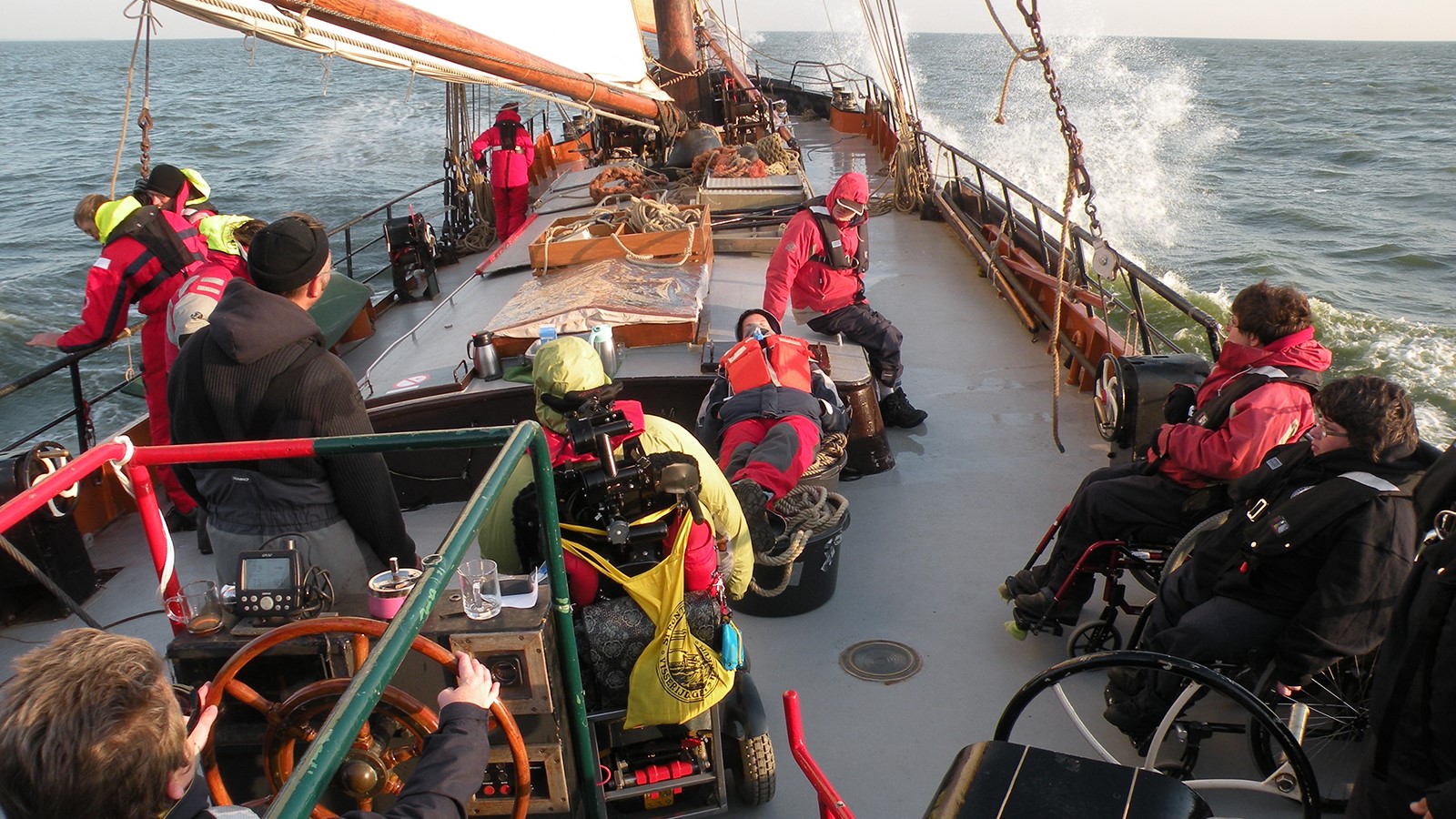 Inclusief zeilteam doet mee met het Beurtveer