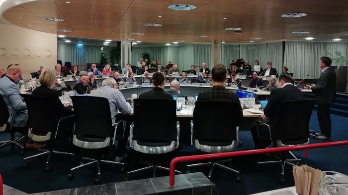 Chris de Meij (Liberaal Hoorn) aan het woord