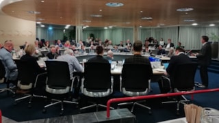 Chris de Meij (Liberaal Hoorn) aan het woord