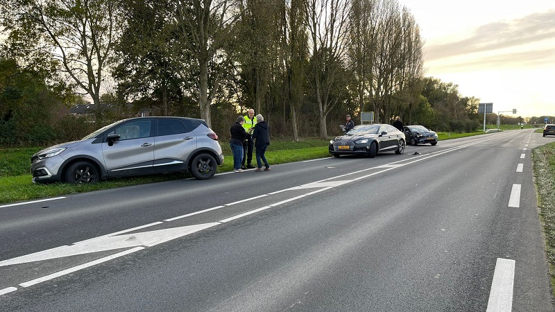 Kleine kettingbotsing in Grootebroek