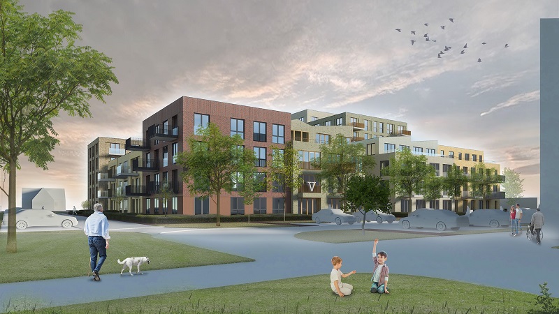 Plan voor bouwontwikkeling Hoorn De Vrijheid aan de Holenweg klaar voor volgende stap