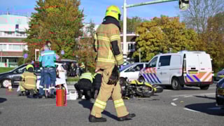 Motorrijder zwaargewond