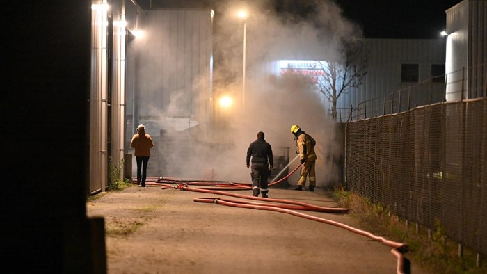 Brand bij Timmerfabriek Frans Schouten