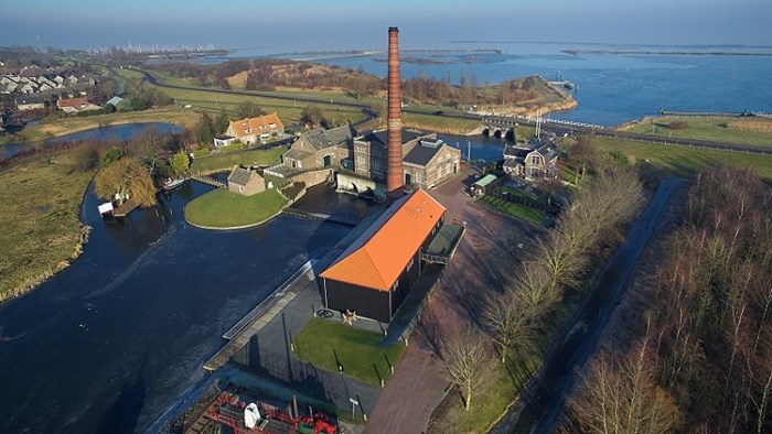 Stoommachinemuseum  Luchtfoto Hans Albers