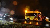 Frontale botsing op de Westfrisiaweg