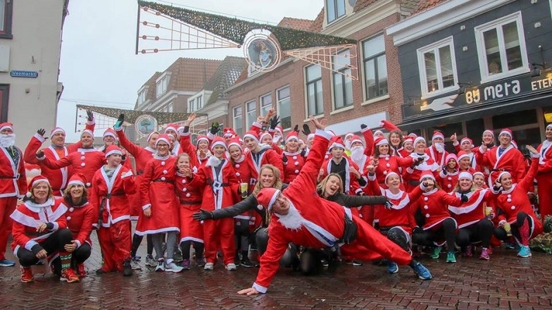 Kleine Noord Santa Run zondag 18 december