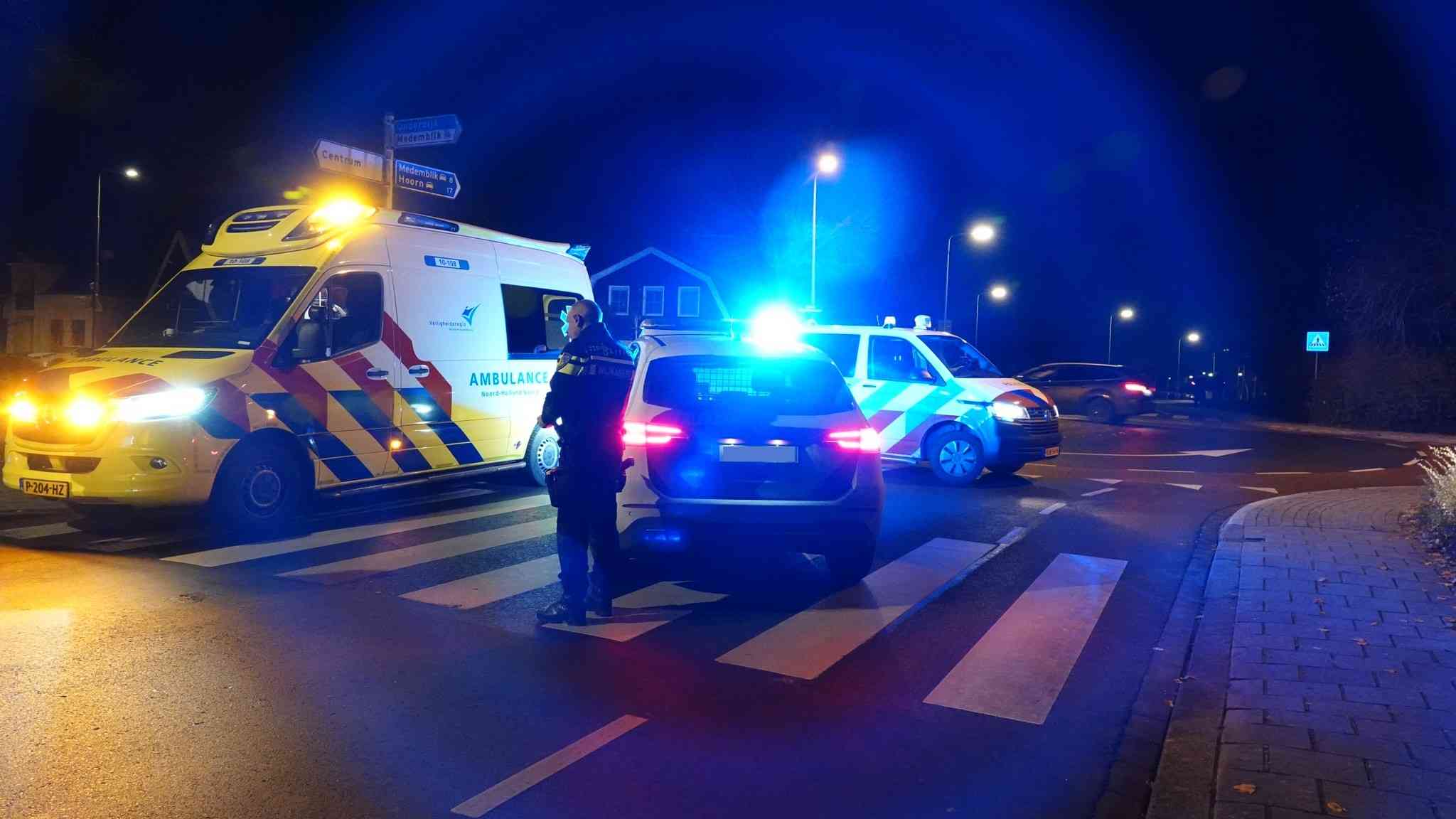 Voetganger aangereden in Wervershoof