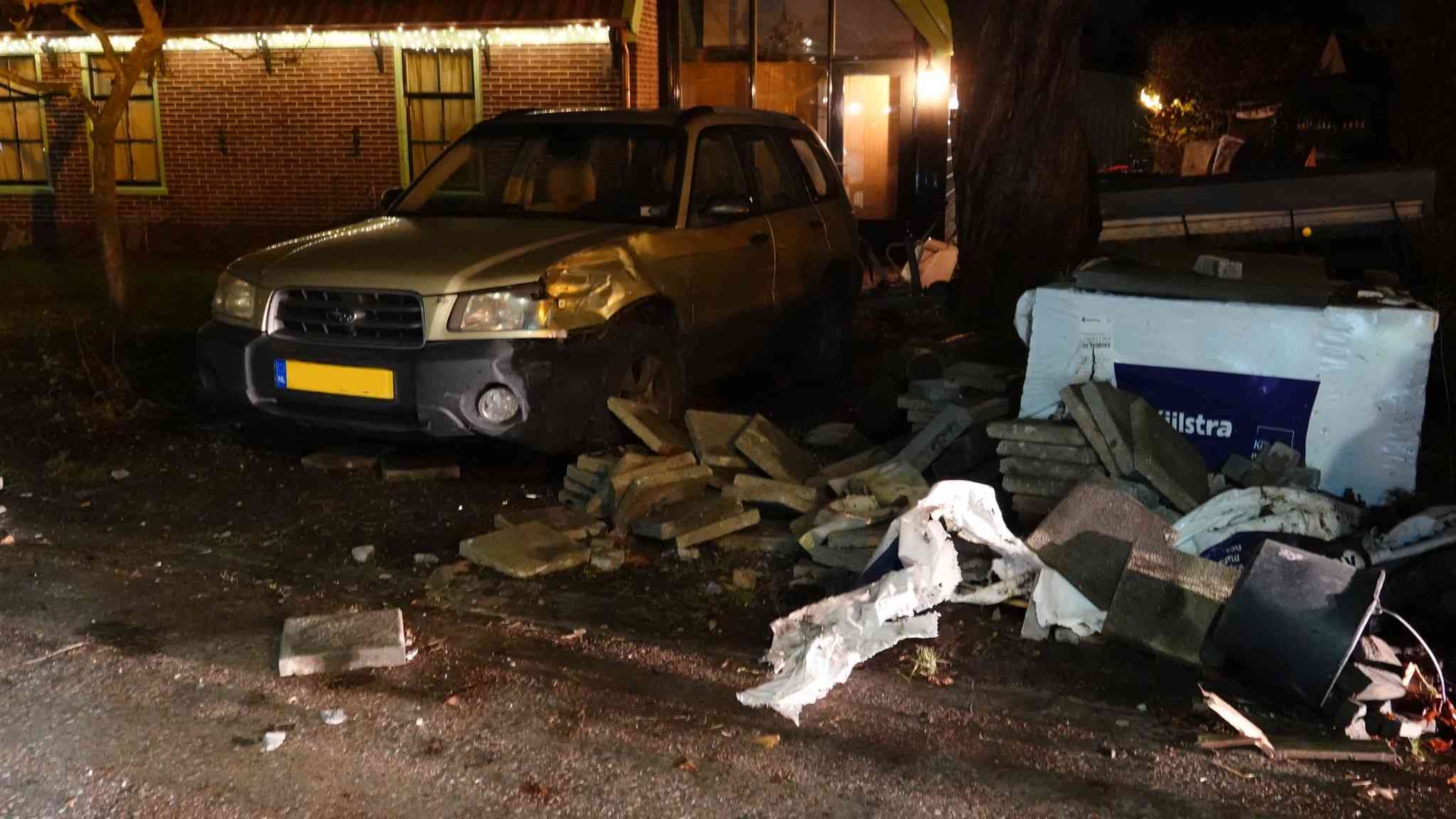 Automobilist gecrasht in Wijdenes